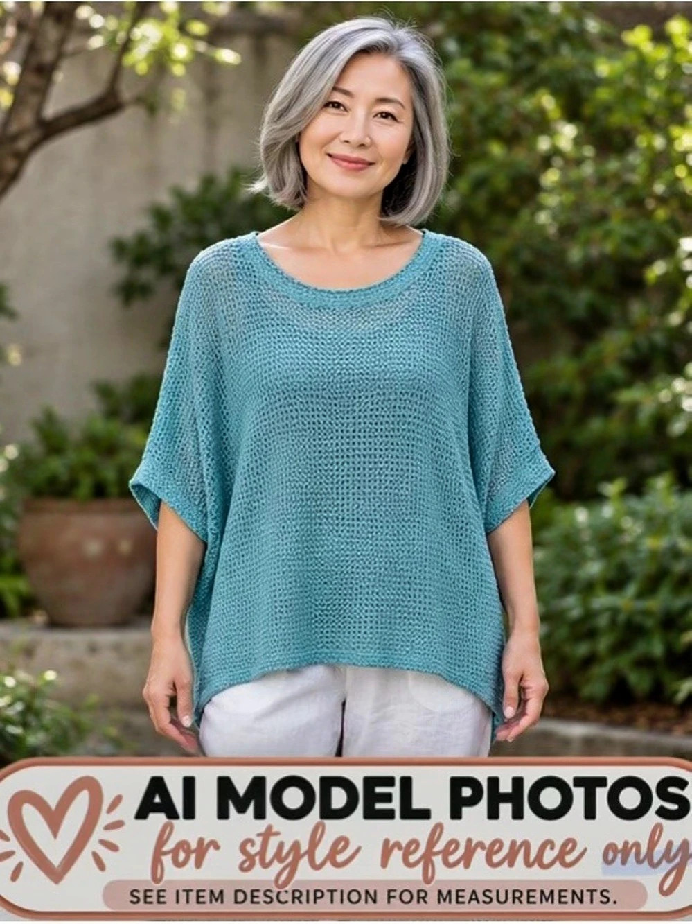 Andrée by Unit Knit Tunic Top -Size Small-Oversized - NWT